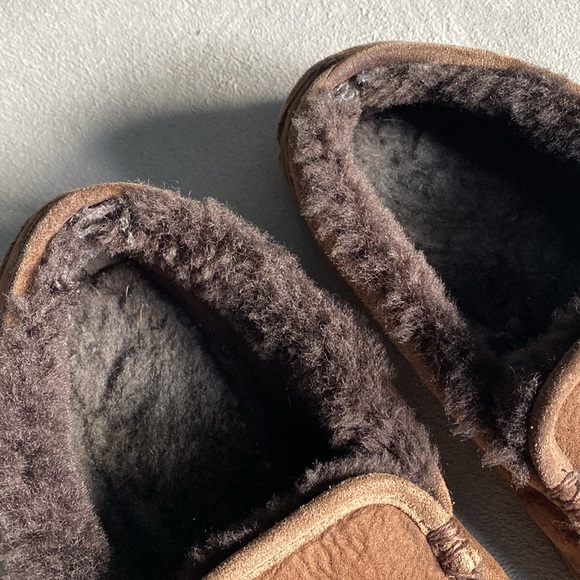 L.L. Bean Mens Wicked Good Venetian Slippers Chocolate Brown Cozy Suede Sz 13M ! - Picture 9 of 12